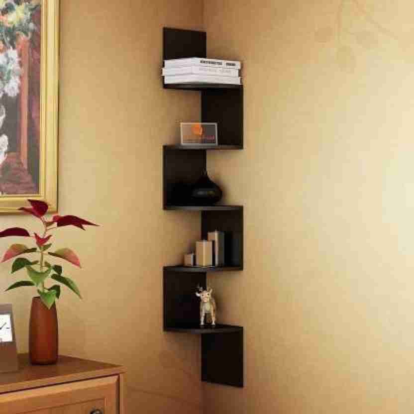 5-Tier Zig Zag Corner Shelf